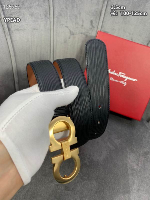 Ferragamo belt 35mmX100-125cm 8L26